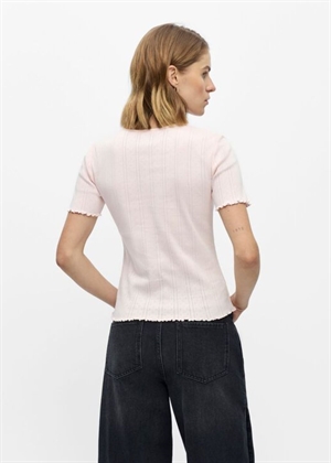 Peria ss o-neck tee pale Lilac Object 